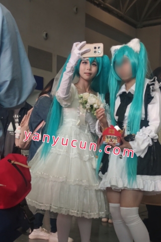 JQY-148白丝连裤袜红内花嫁初音